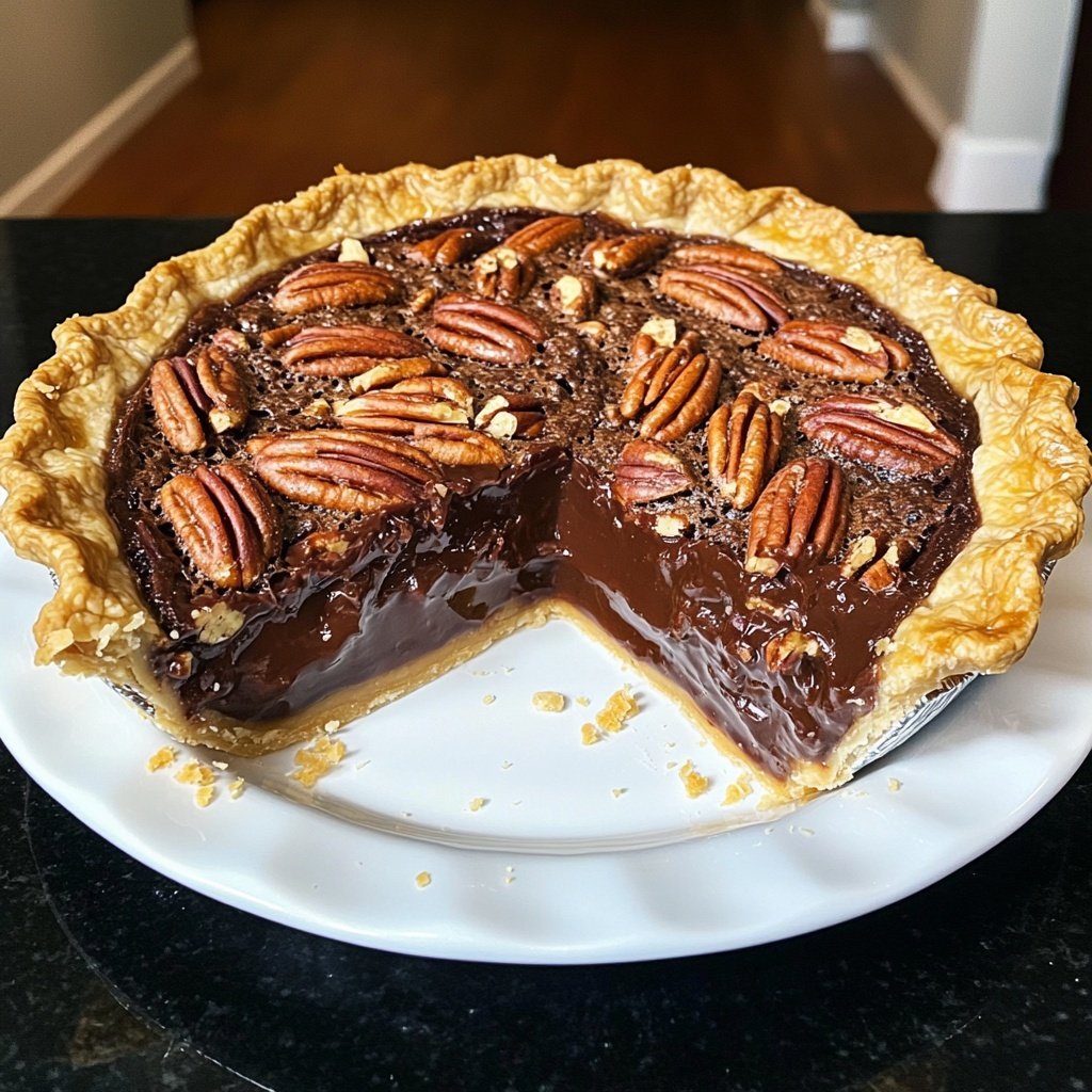 Texas Chocolate Pecan Pie