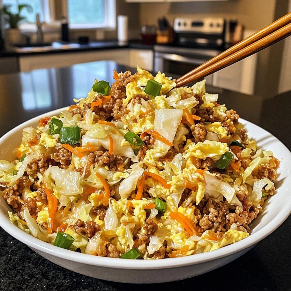 Easy Egg Roll in a Bowl (Low-Carb Recipe)