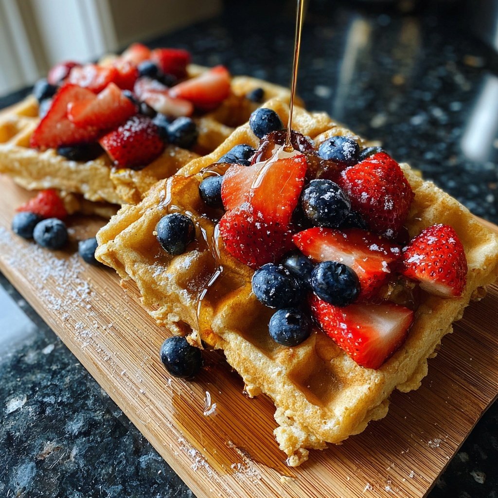 Greek Yogurt Waffles