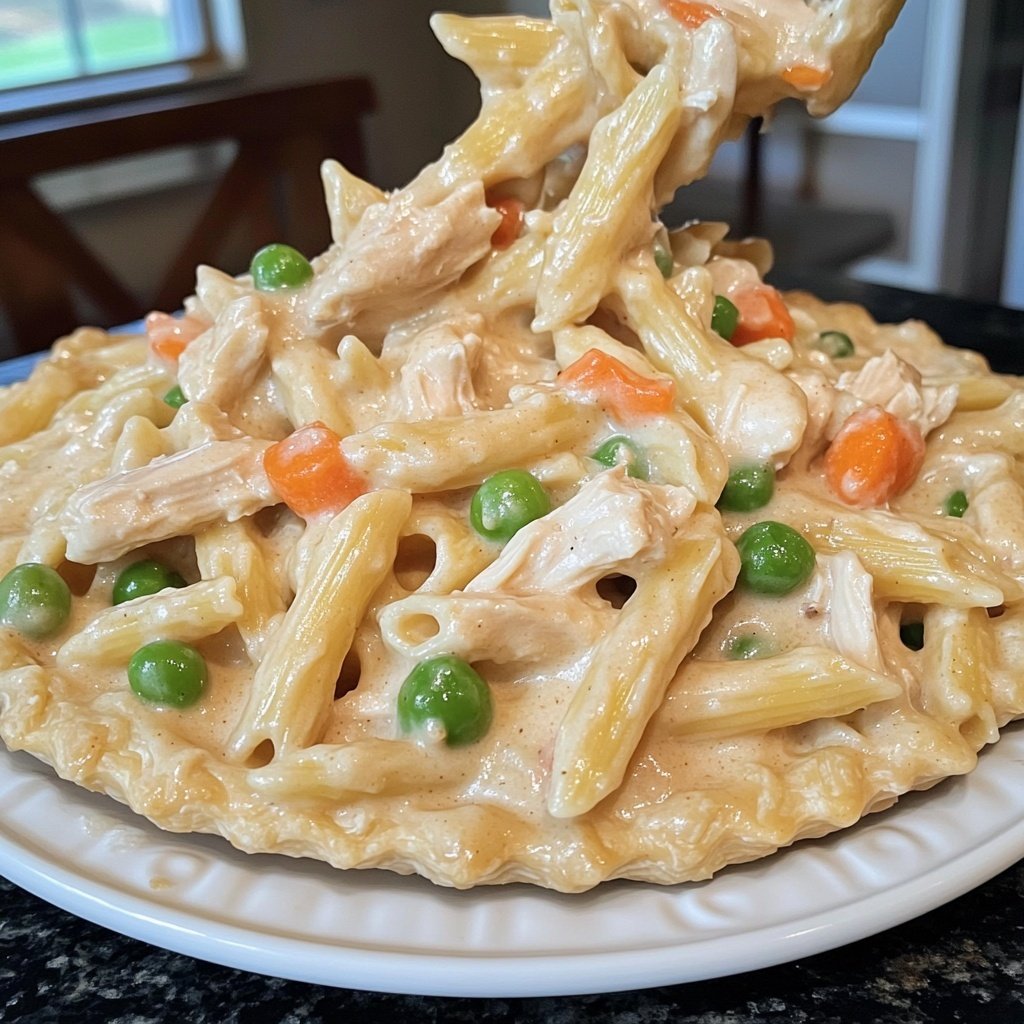 Creamy Chicken Pot Pie Pasta