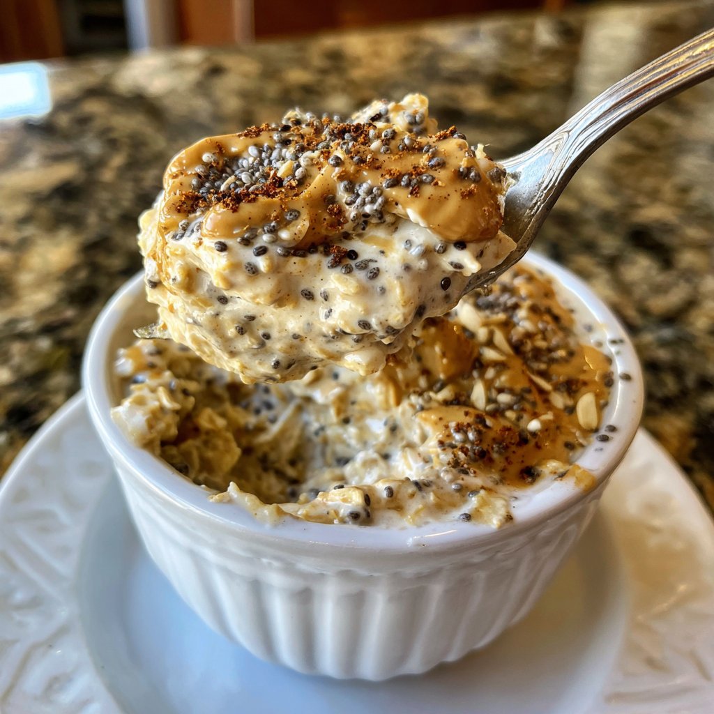 Overnight Oats with Peanut Butter