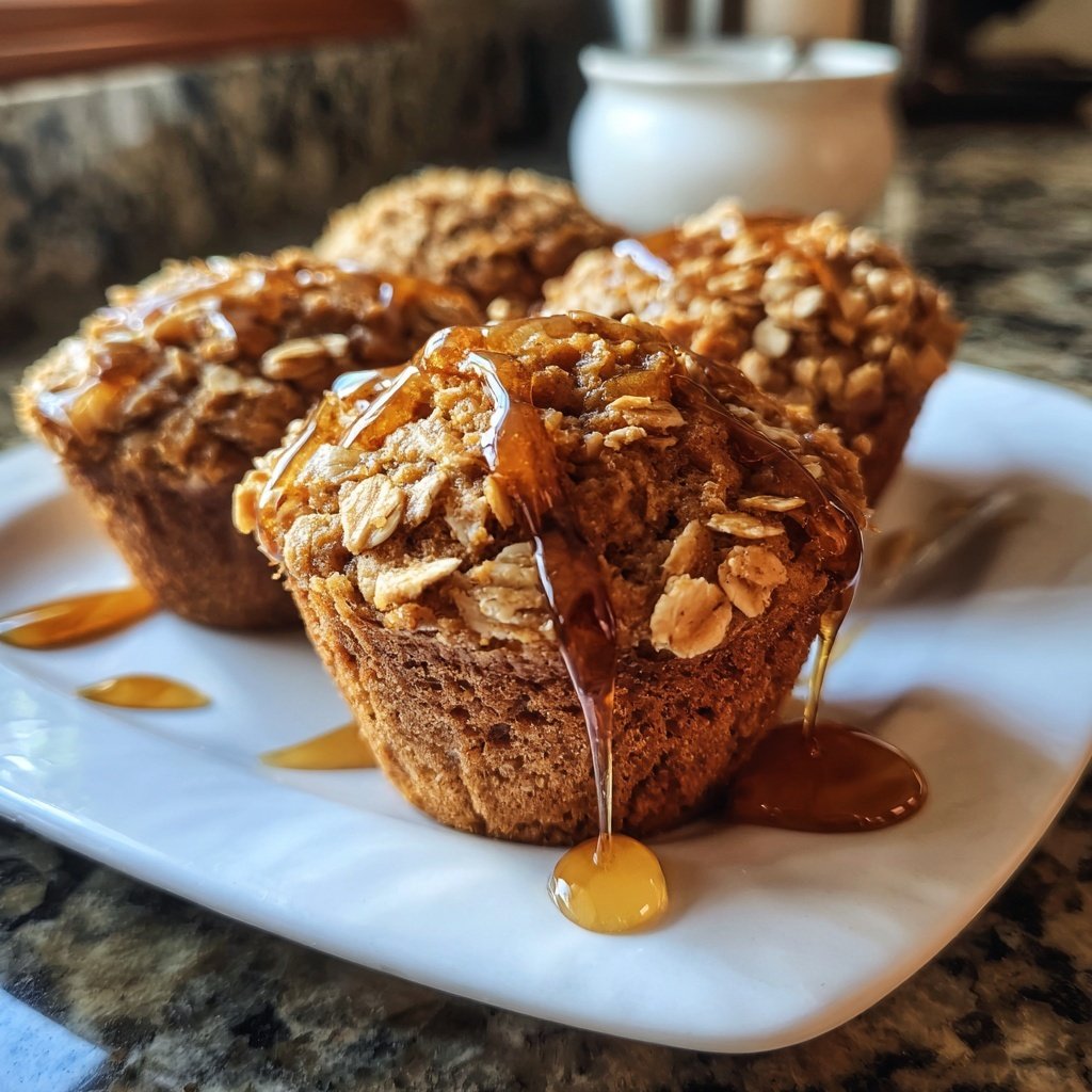 Healthy Muffins With Oats And Honey