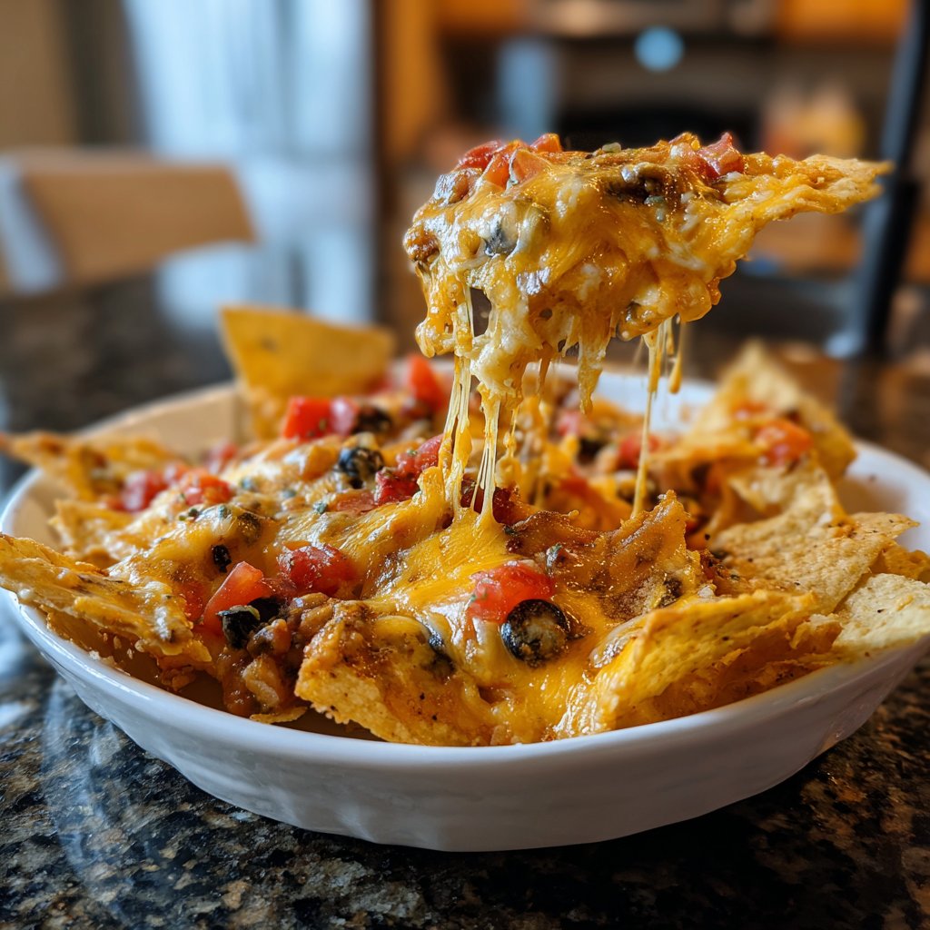 Cheesy Loaded Nachos