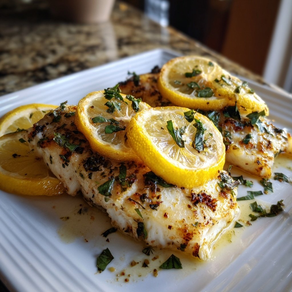 Healthy & Light Lemon Grilled Fish Plate