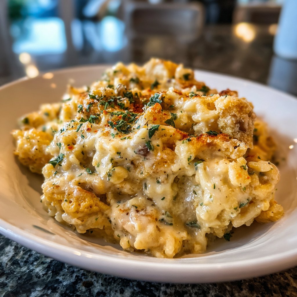 Creamy Chicken And Rice Casserole