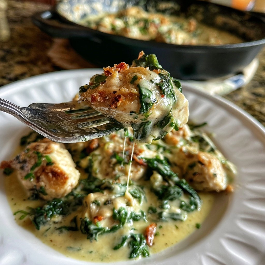 Creamy Tuscan Chicken With Spinach