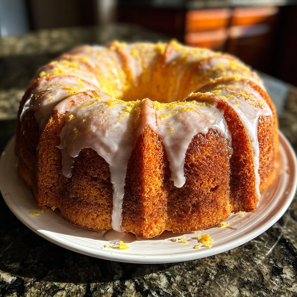 Limoncello Cake With Lemon Glaze