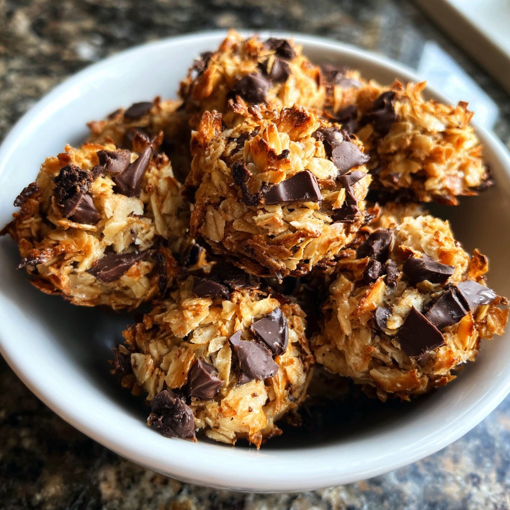 Chocolate Almond Coconut Granola Bites