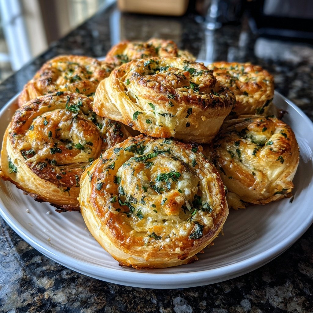 Super Bowl Appetizer Puff Pastry Pinwheels