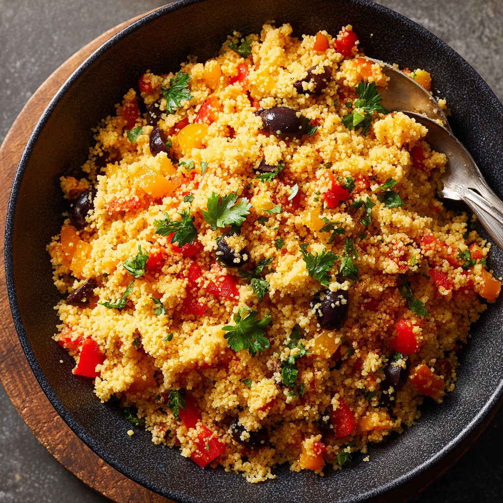 Healthy Lunch Mediterranean Couscous